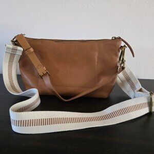 NWT Madewell Leather Crossbody Bag with two straps